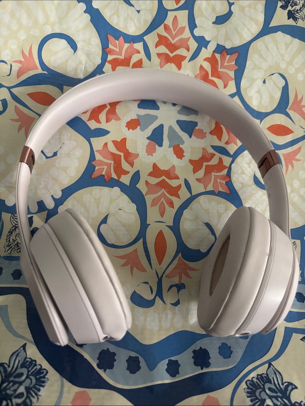 Beats by Dre Over-Ear Headphones in Light Pink with Rose Gold Accents